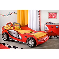 Кровать-машина Coupe, красная,  сп. м. 90х190 Cilek